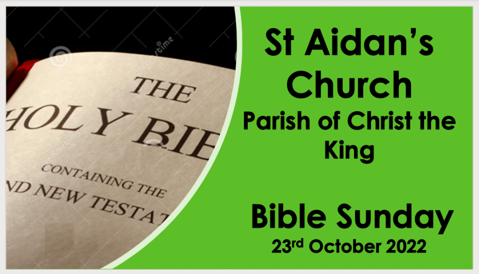 Sunday 23rd October Bible Sunday St Aidans sunday-23rd-october-bible-sunday-st-aidans